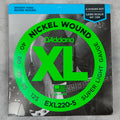 D’Addario EXL220-5 Long Scale 5-String Bass Strings, Super Light, 40-125