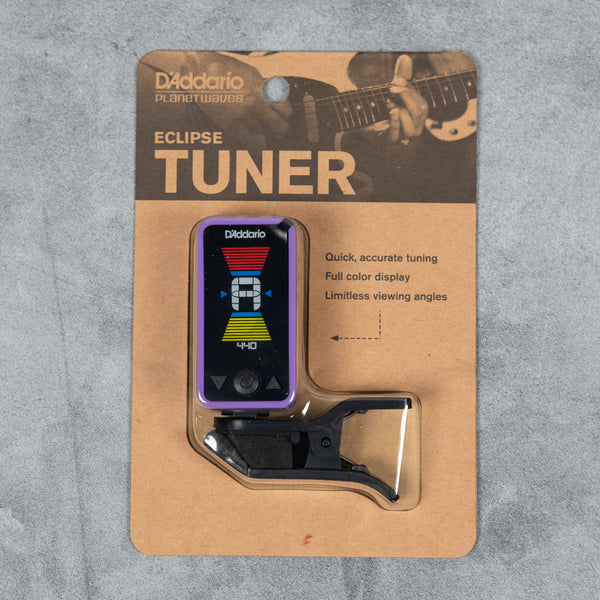 D'Addario Eclipse CT17 Headstock Tuner in Purple