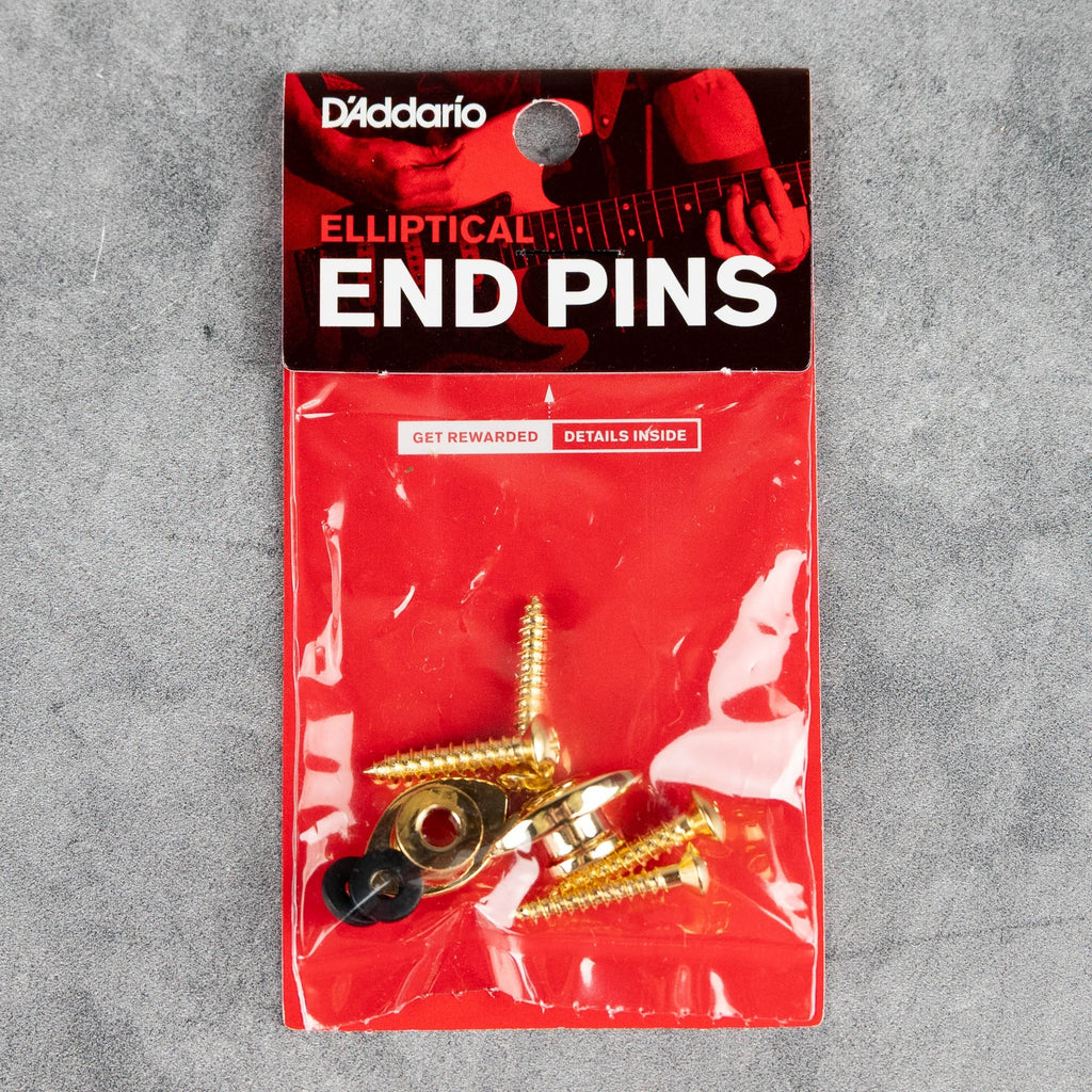 D'Addario Elliptical End Pins, Gold