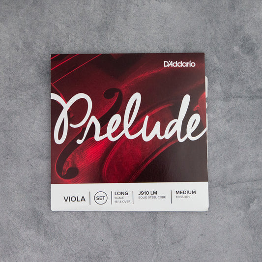 D'Addario J910 LM Prelude Viola Strings, Long Scale (16" and Over)