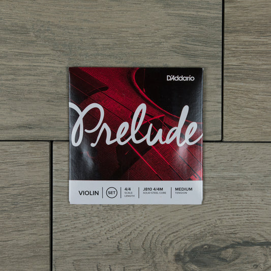 D'Addario JM810 4/4M Prelude Violin String Set, 4/4 Scale Length