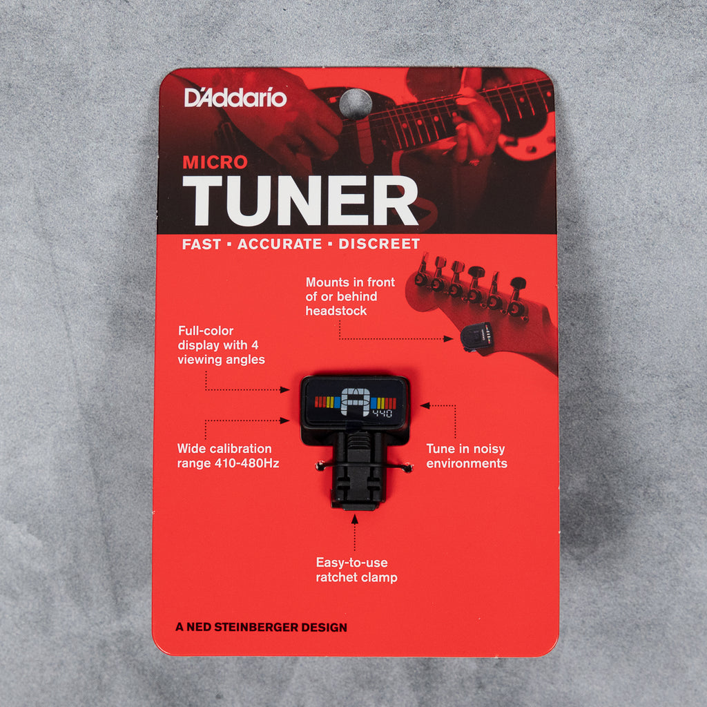 D'Addario Micro Chromatic Headstock Tuner