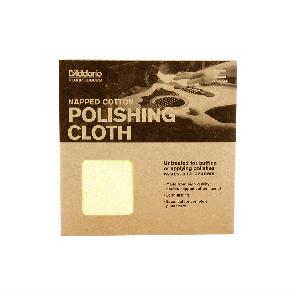 D'Addario Napped Cotton Untreated Polishing Cloth