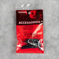 D'Addario Plastic Bridge & End Pins, Black w/Ivory Dot