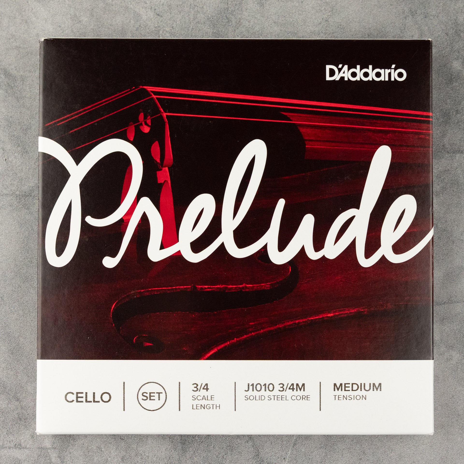 D'Addario Prelude 3/4 Cello String Set, Medium Tension