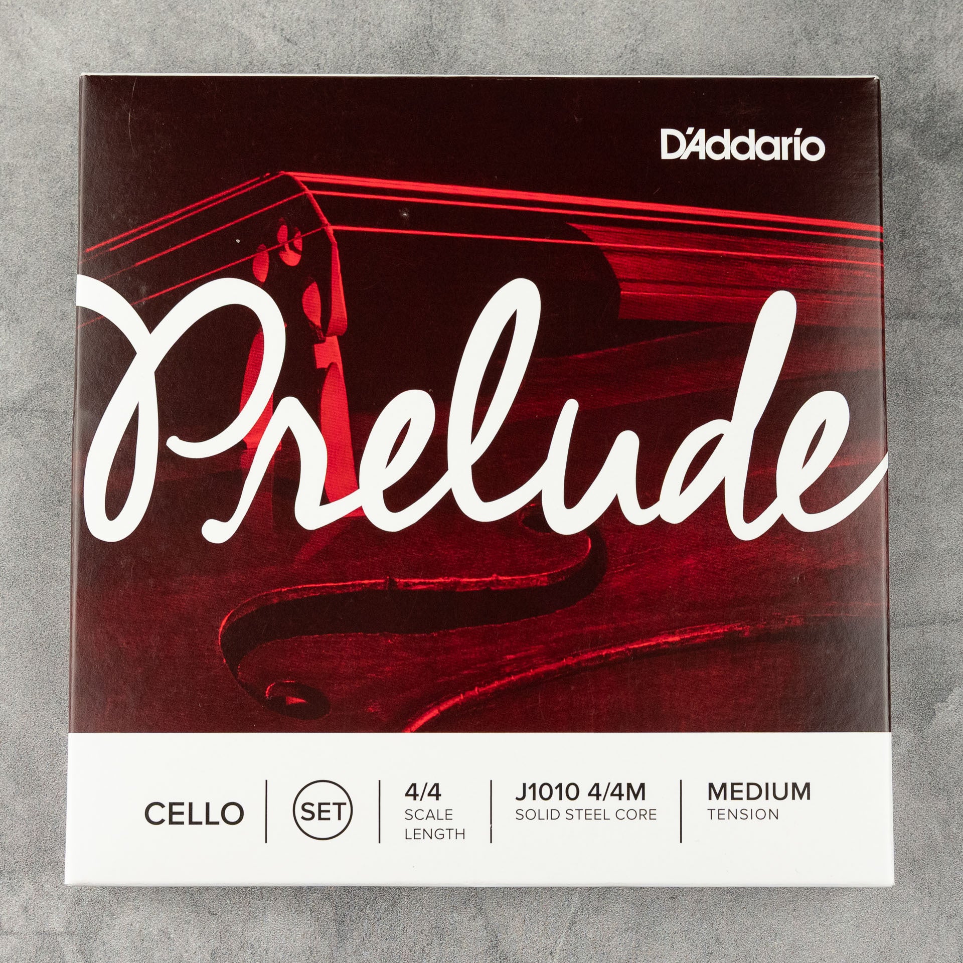 D'Addario Prelude 4/4 Cello String Set, Medium Tension