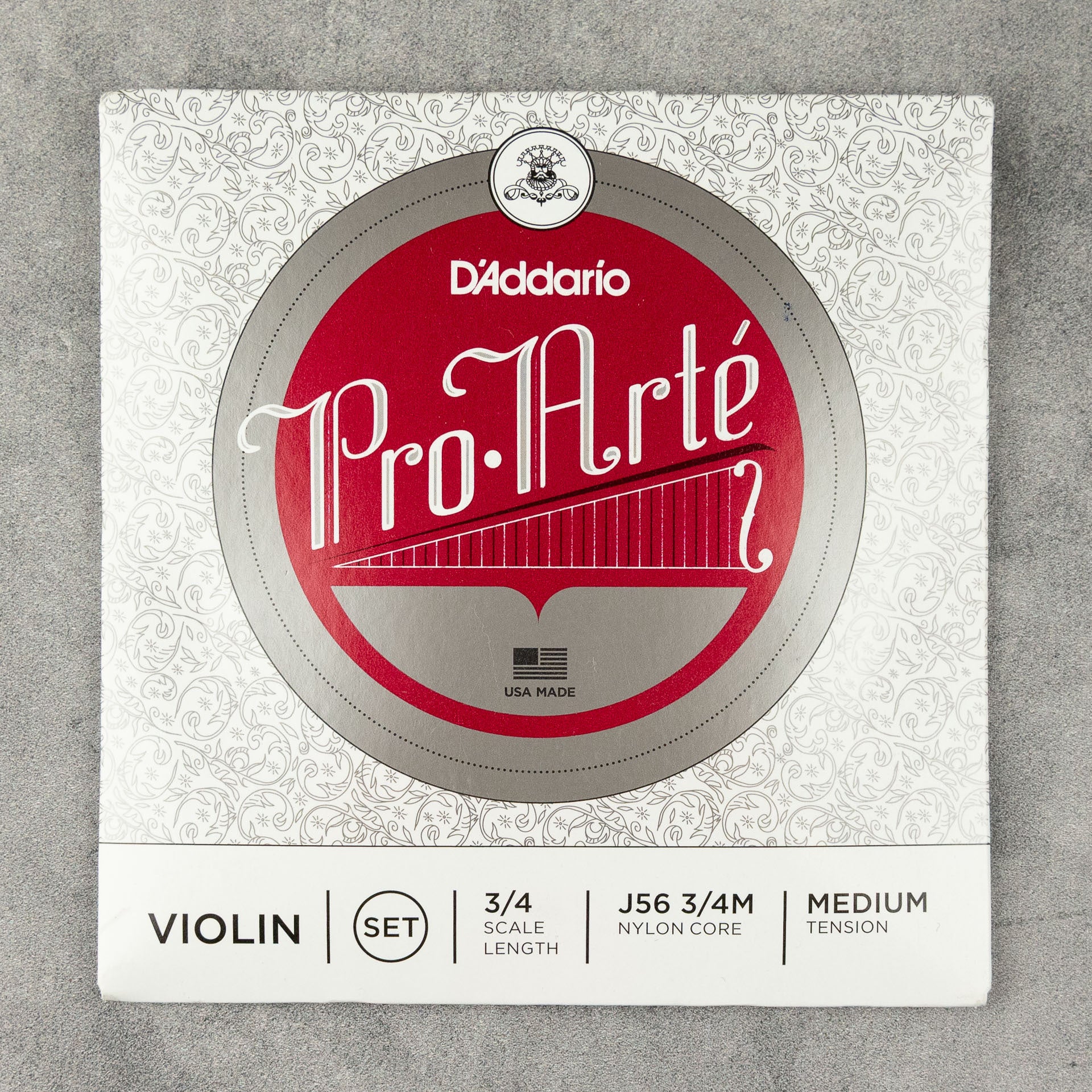 D'Addario Pro-Arté Violin Set 3/4 Medium