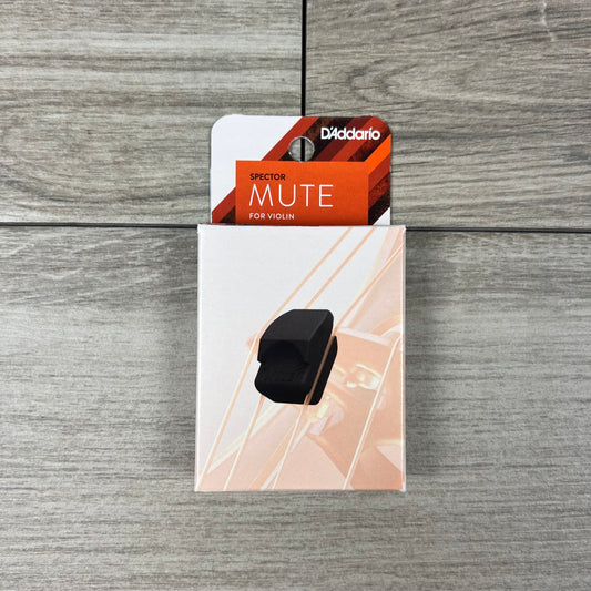 D'Addario Spector Violin Mute, Black
