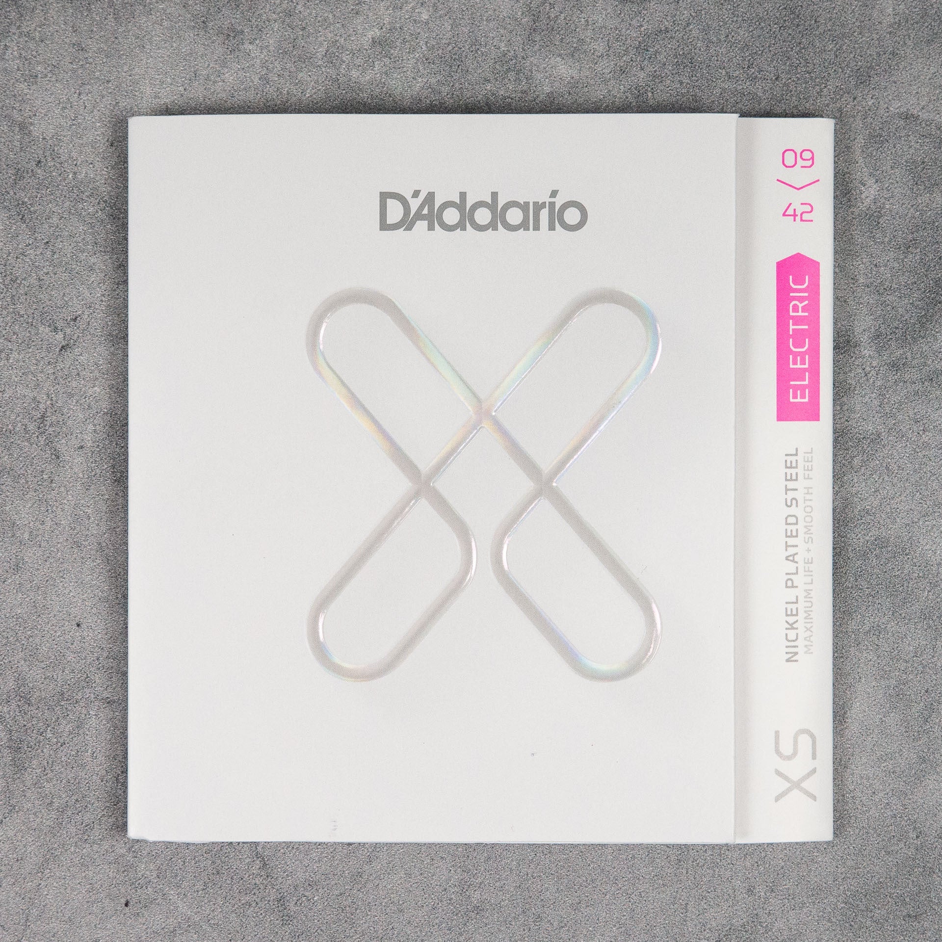D'Addario XSE0942 XS Nickel Coated Electric Guitar Strings, 9-42 Gauge
