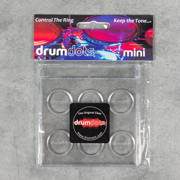 Drumdots Mini Drum Dampeners, 6 Pack