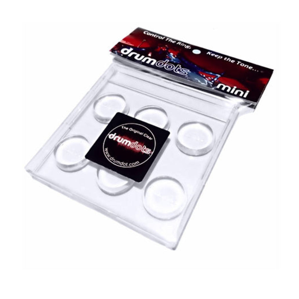 Drumdots Mini Drum Dampeners, 6 Pack