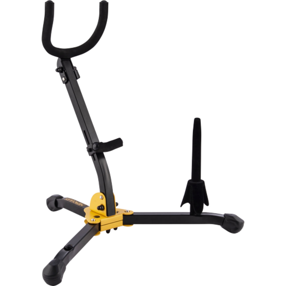 Hercules Dual Alto / Tenor Sax and Clarinet / Flute Stand W/ Bag