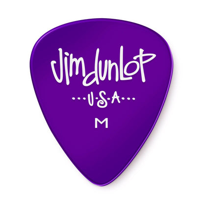 Dunlop 486PMD Gels Purple Medium Picks, 12 Pack