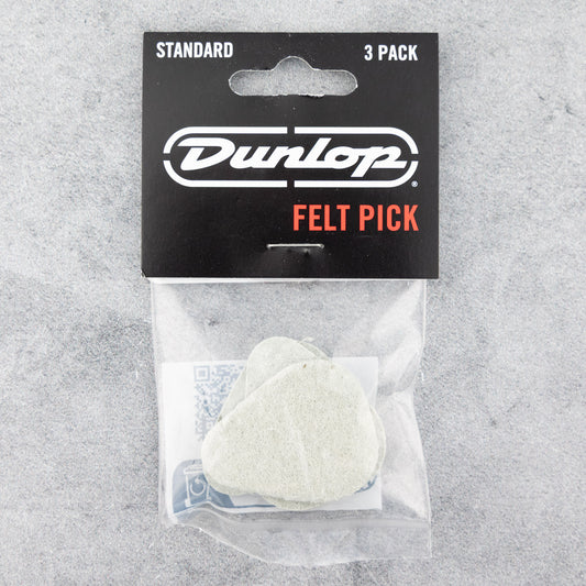 Dunlop Felt Pick Standard, 3.2mm, 3-Pack