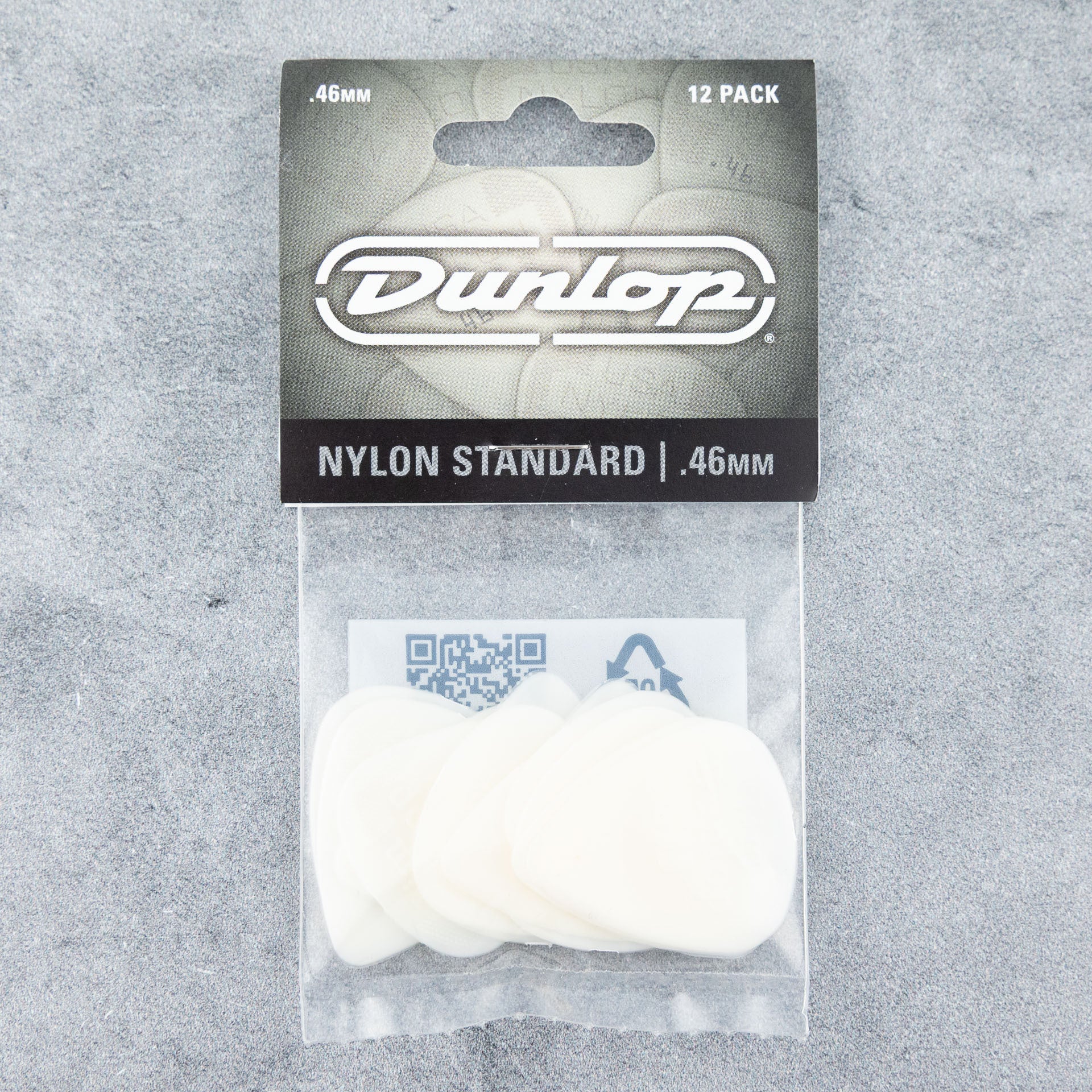 Dunlop Nylon Standard Picks, 0.46mm, 12-Pack