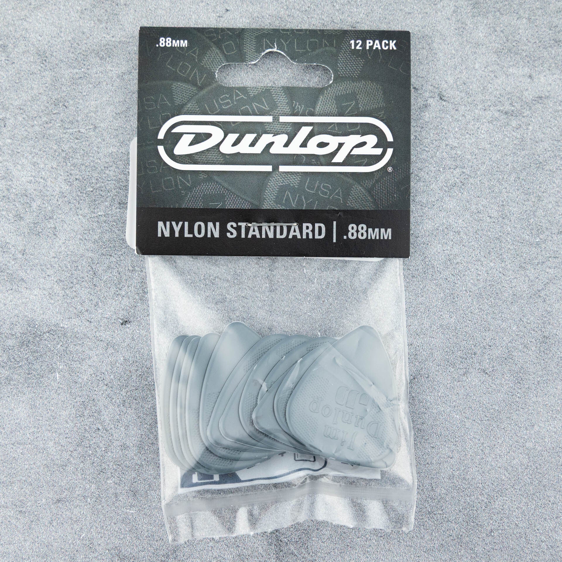 Dunlop Nylon Standard Picks, 0.88mm, 12-Pack