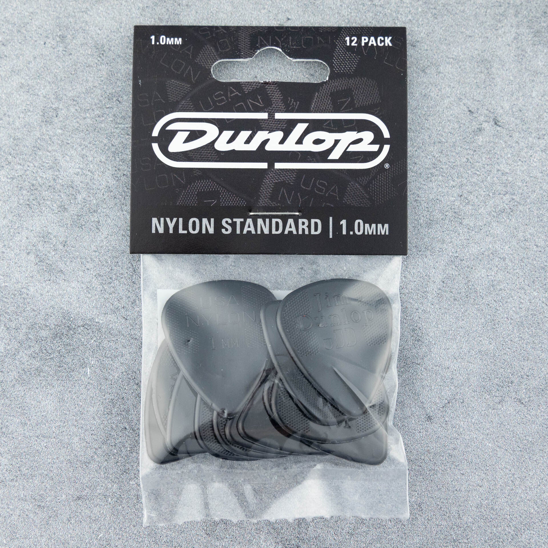 Dunlop Nylon Standard Picks, 1.00mm, 12-Pack