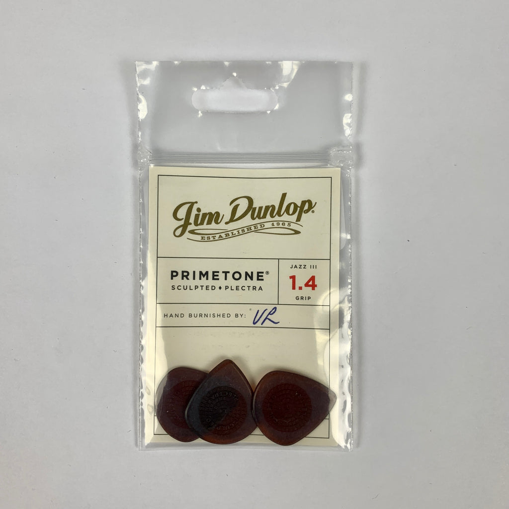 Dunlop Primetone Jazz III Grip Pick 1.4mm, 3 Pack