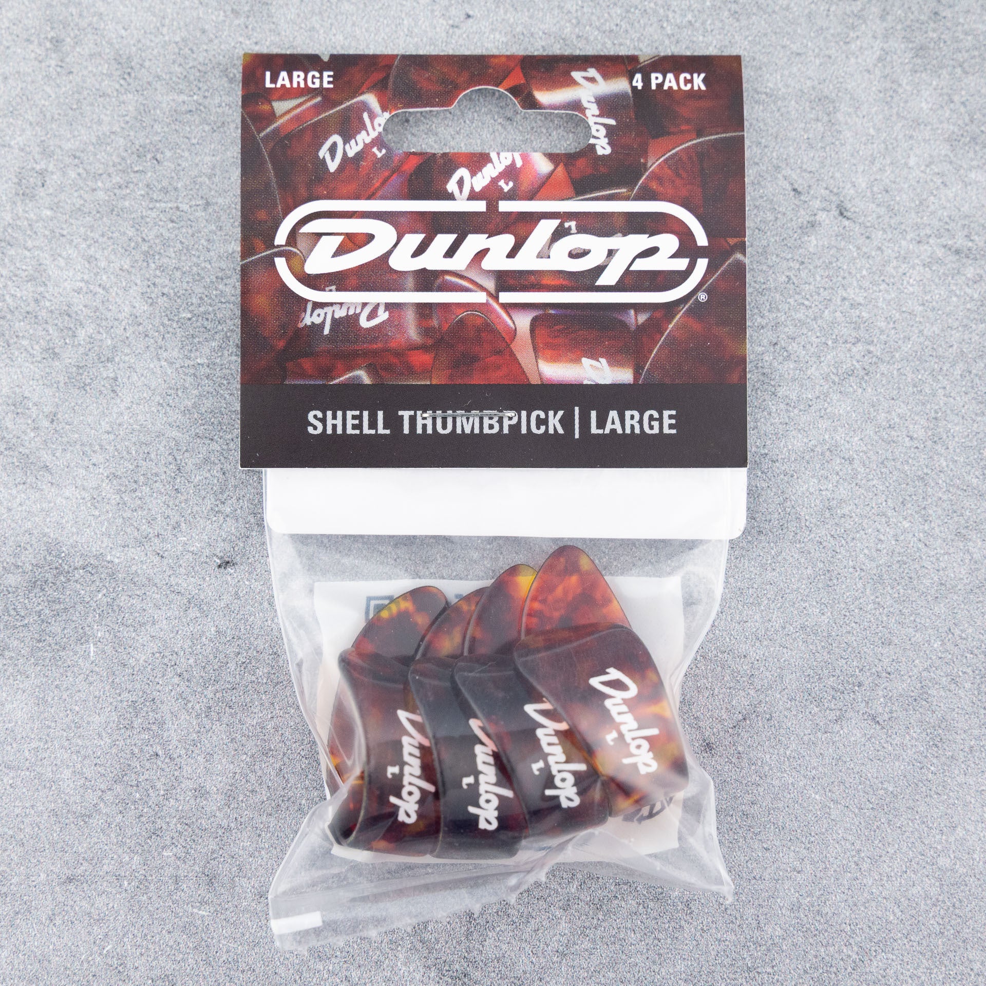 Dunlop Shell Large Thumbpicks, 4-Pack