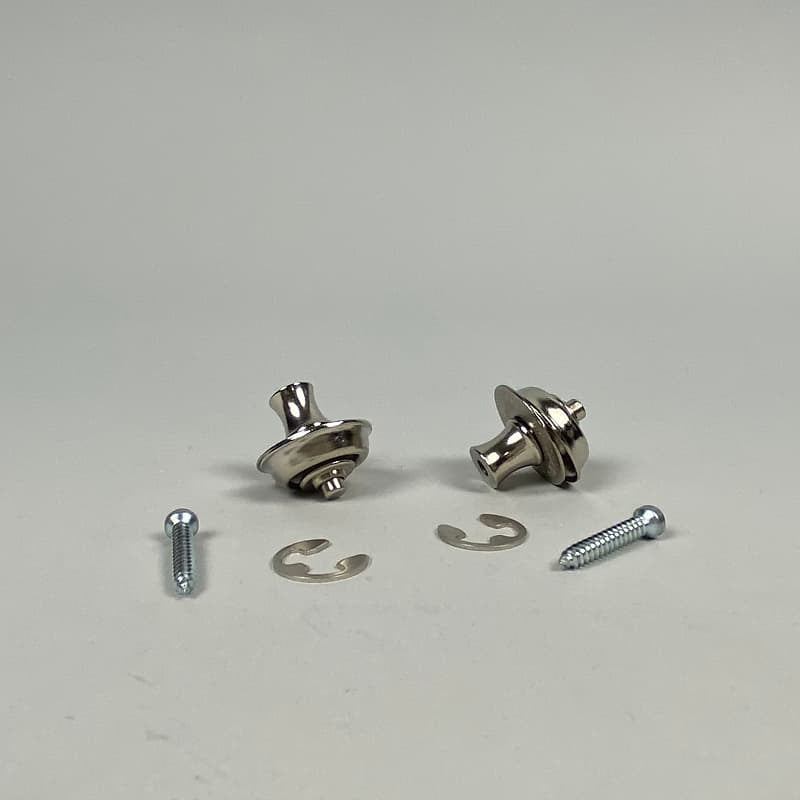 Dunlop Straplok Original Strap Retainers, Nickel