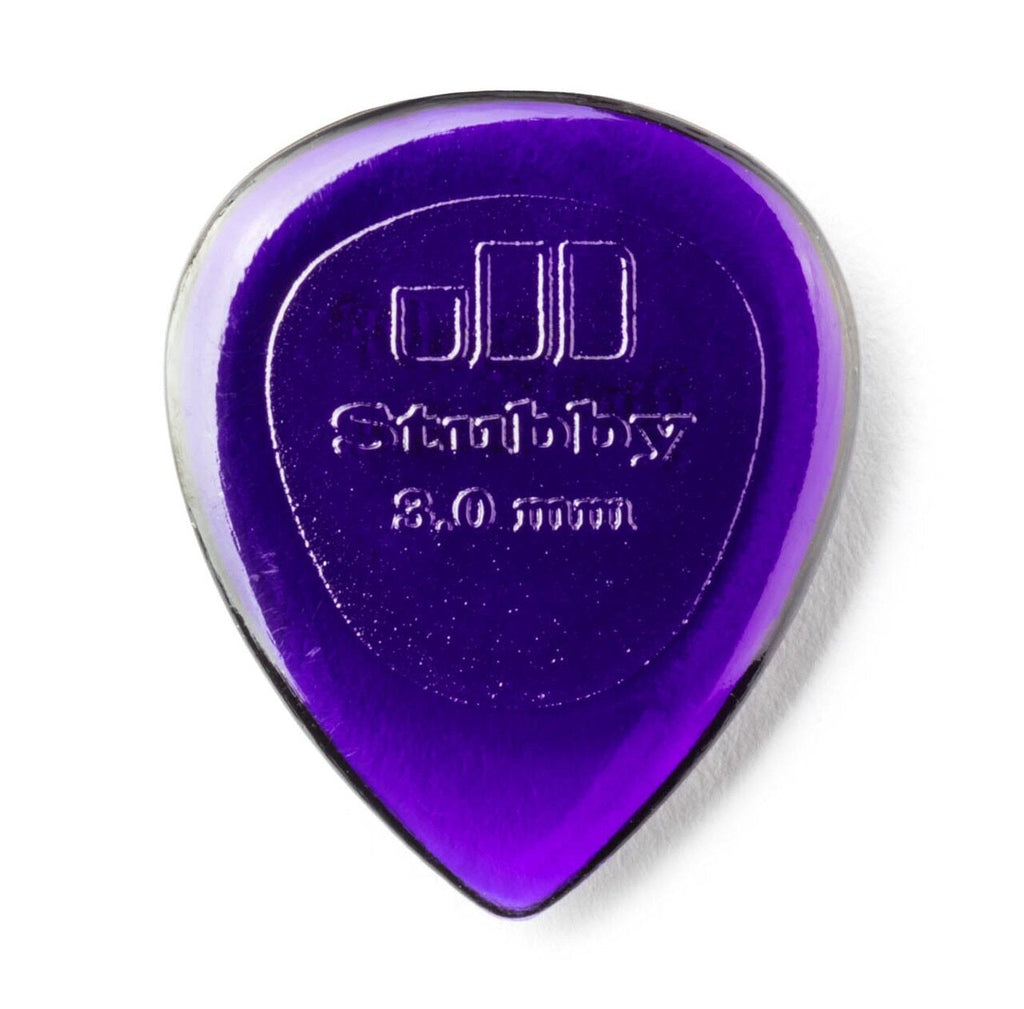 Dunlop Stubby Jazz Picks, 3.00mm, Purple, 6-Pack