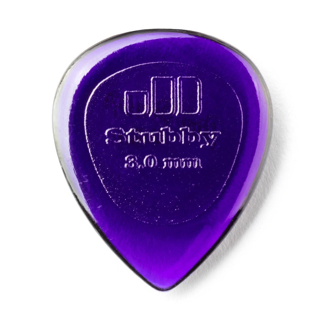 Dunlop Stubby Jazz Picks, 3.00mm, Purple, 6-Pack