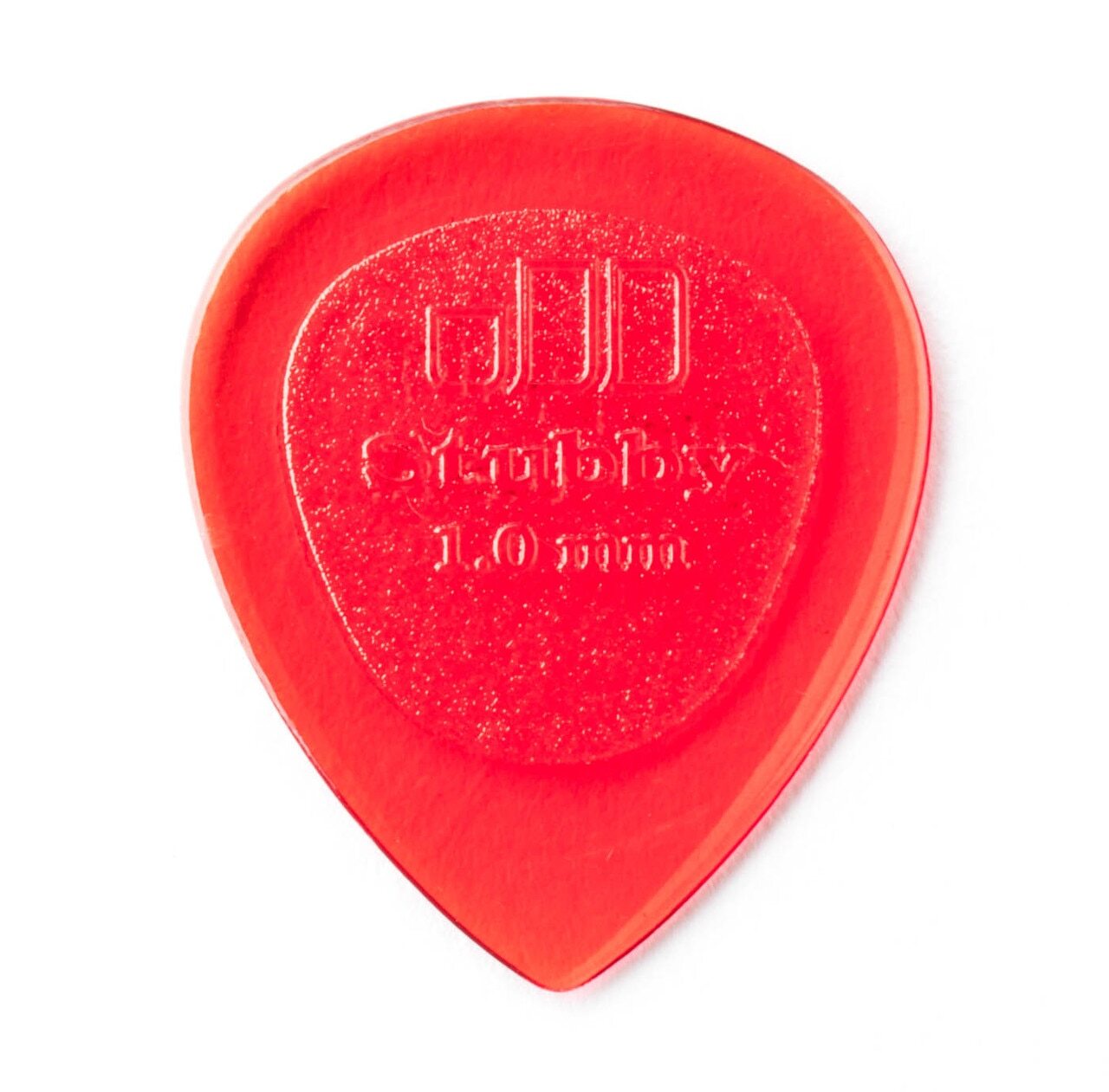 Dunlop Stubby Jazz Picks, 1.00mm, Red, 6-Pack