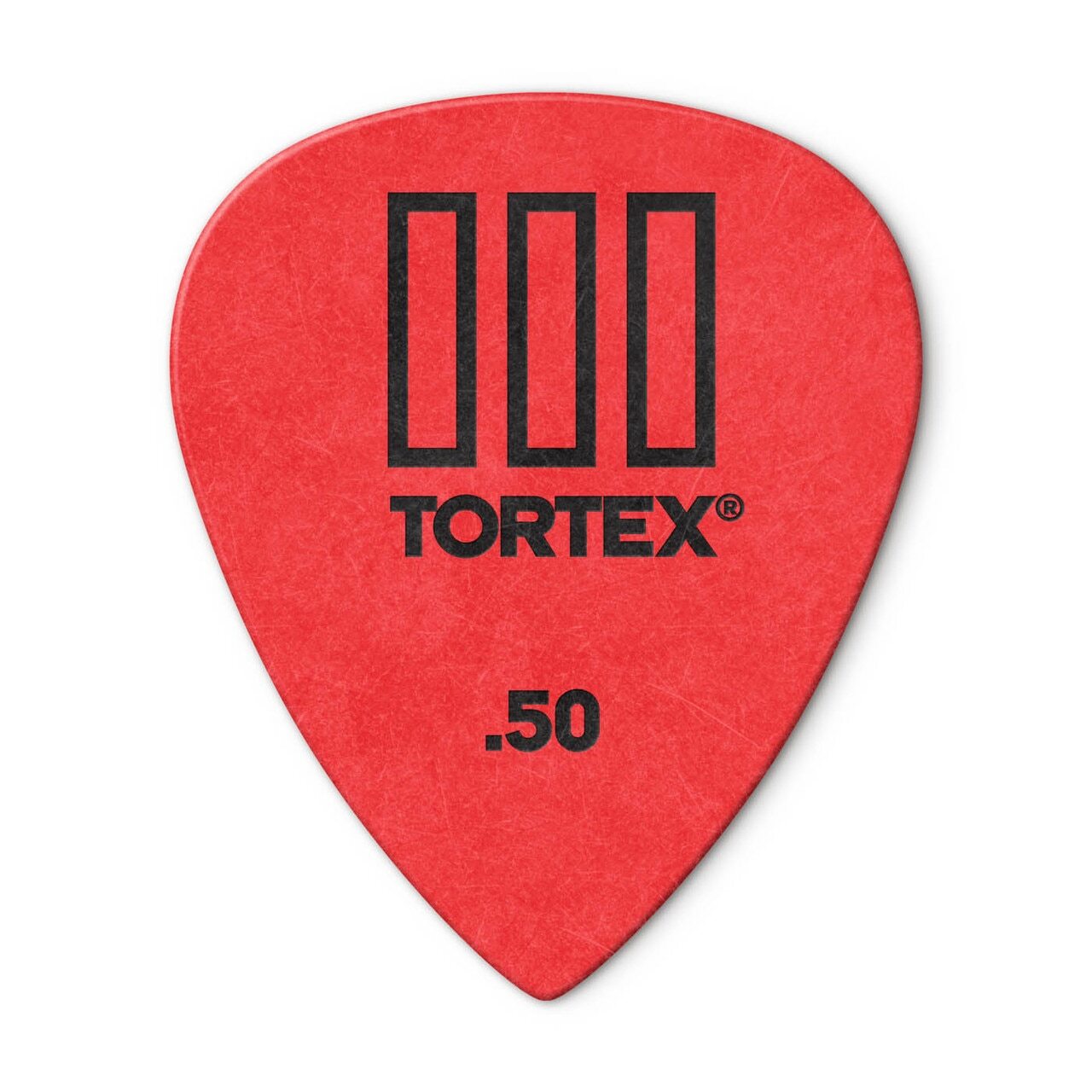 Dunlop Tortex TIII Picks, 0.50mm, Red, 12-Pack