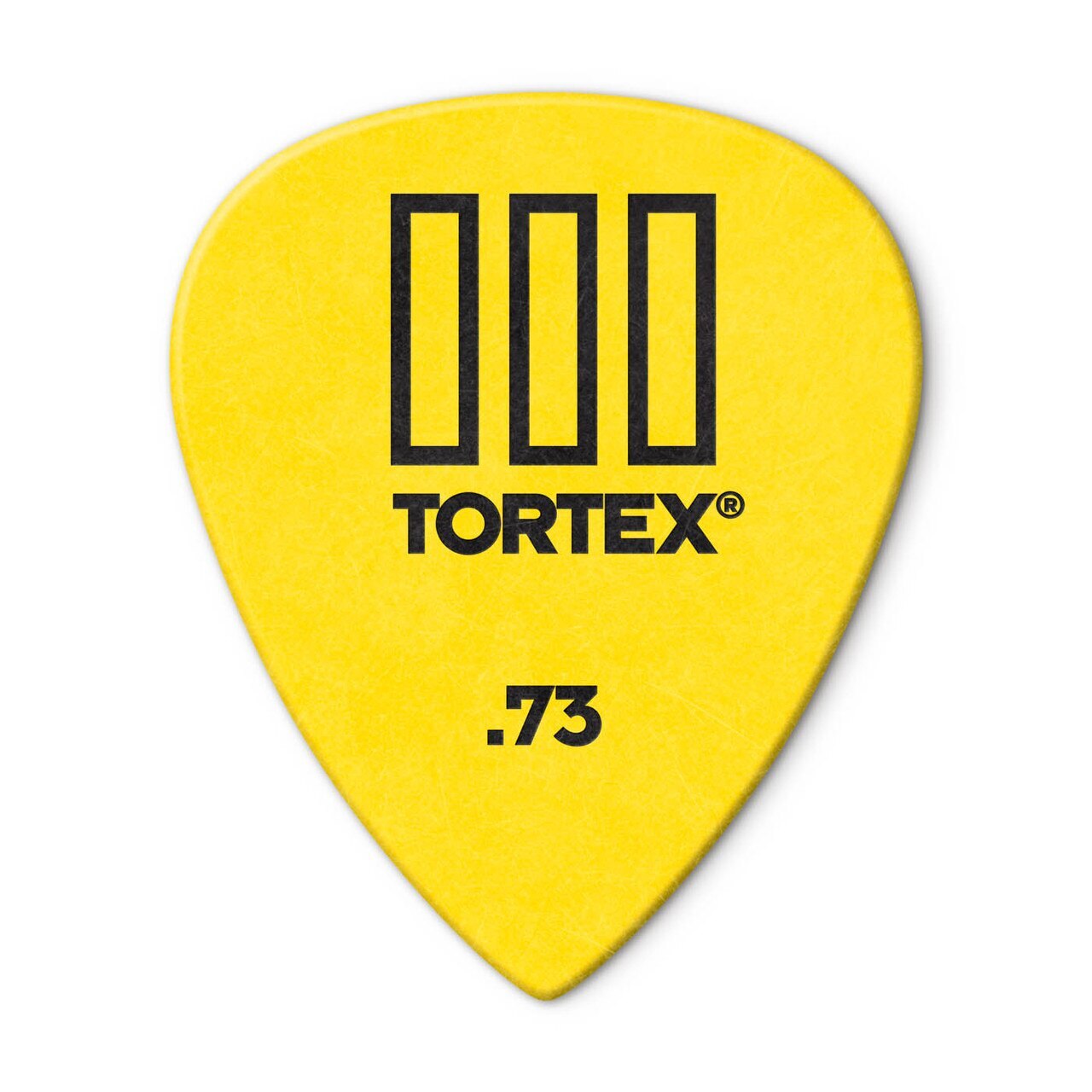 Dunlop Tortex TIII Picks, 0.73mm, Yellow, 12-Pack