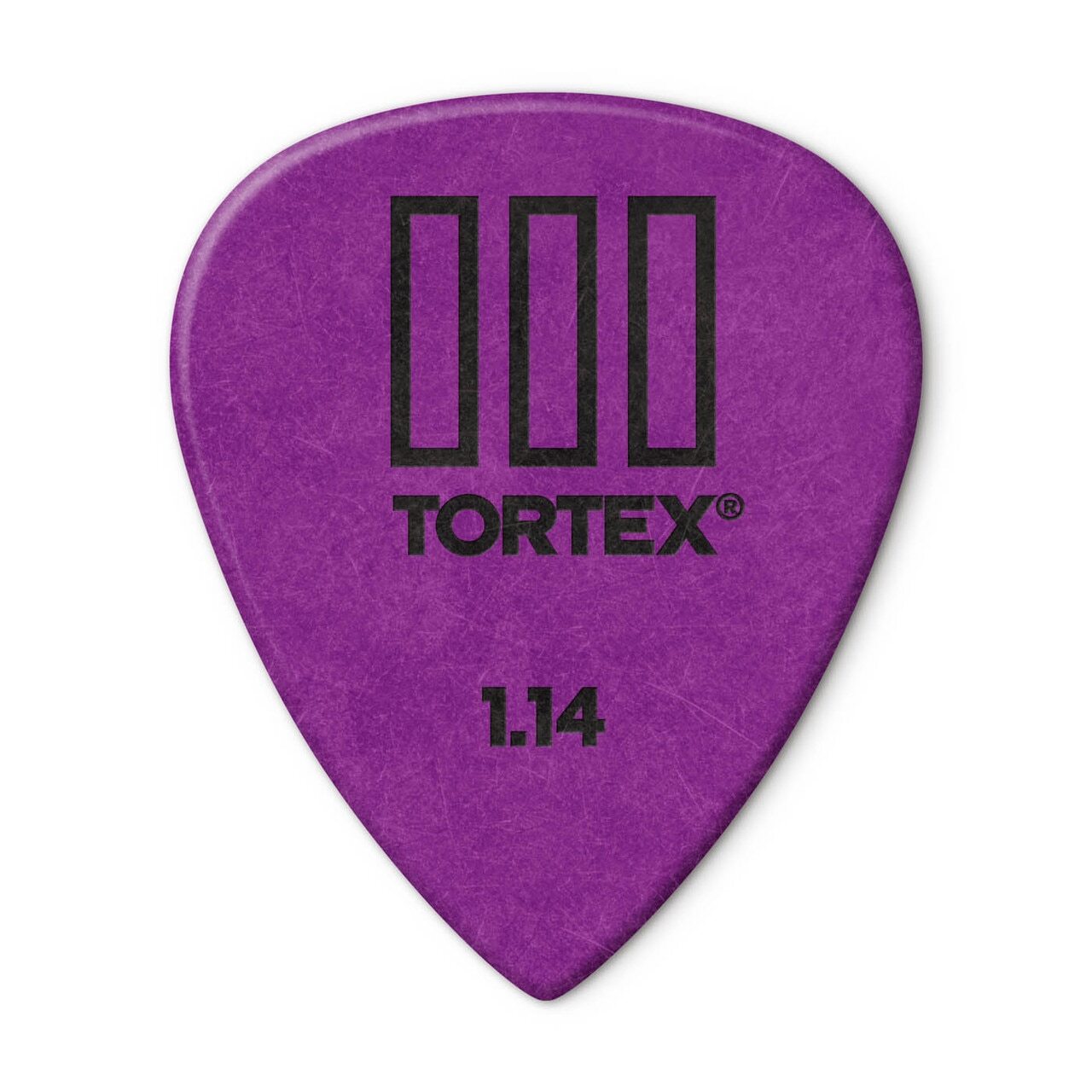 Dunlop Tortex TIII Picks, 1.14mm, Purple, 12-Pack