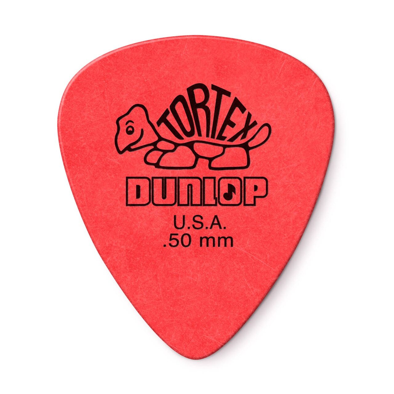 Dunlop Tortex Standard Picks, 0.50mm, Red, 12-Pack
