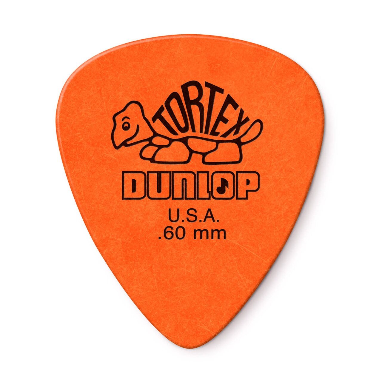 Dunlop Tortex Standard Picks, 0.60mm, Orange, 12-Pack