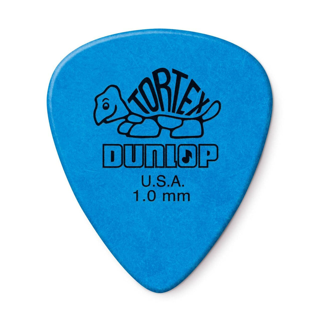 Dunlop Tortex Standard Picks, 1.0mm, Blue, 12-Pack