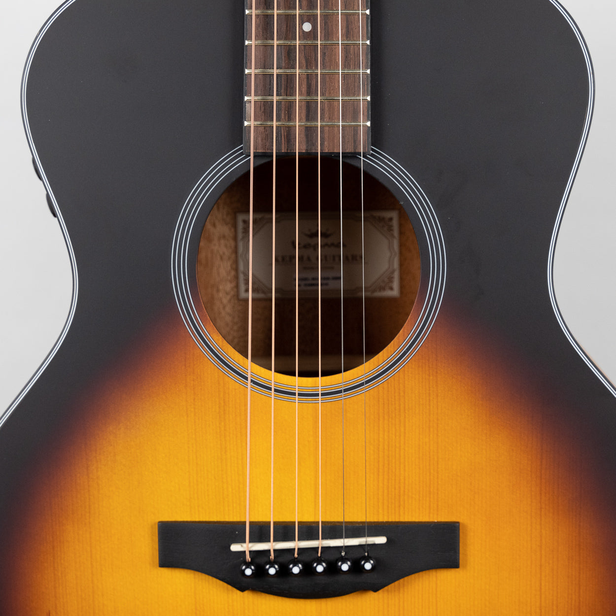 Kepma M3-130A-SB Mini-36" Sunburst with AcoustiFex K-10 Pickup