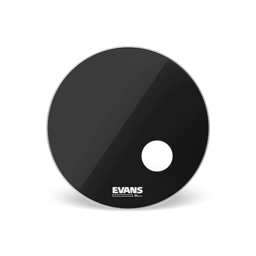 Evans EQ3 Resonant Black Bass Drumhead w/Port