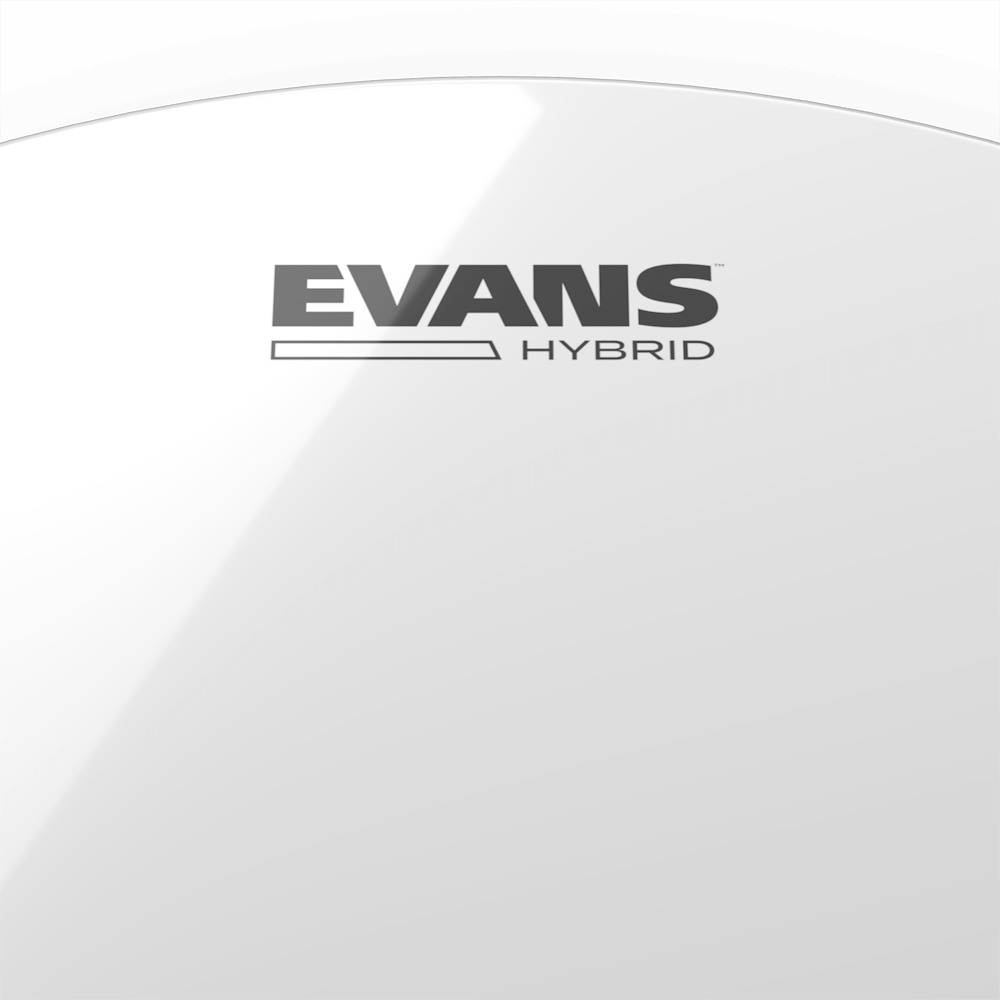 Evans 13" Hybrid White Marching Snare Drumhead