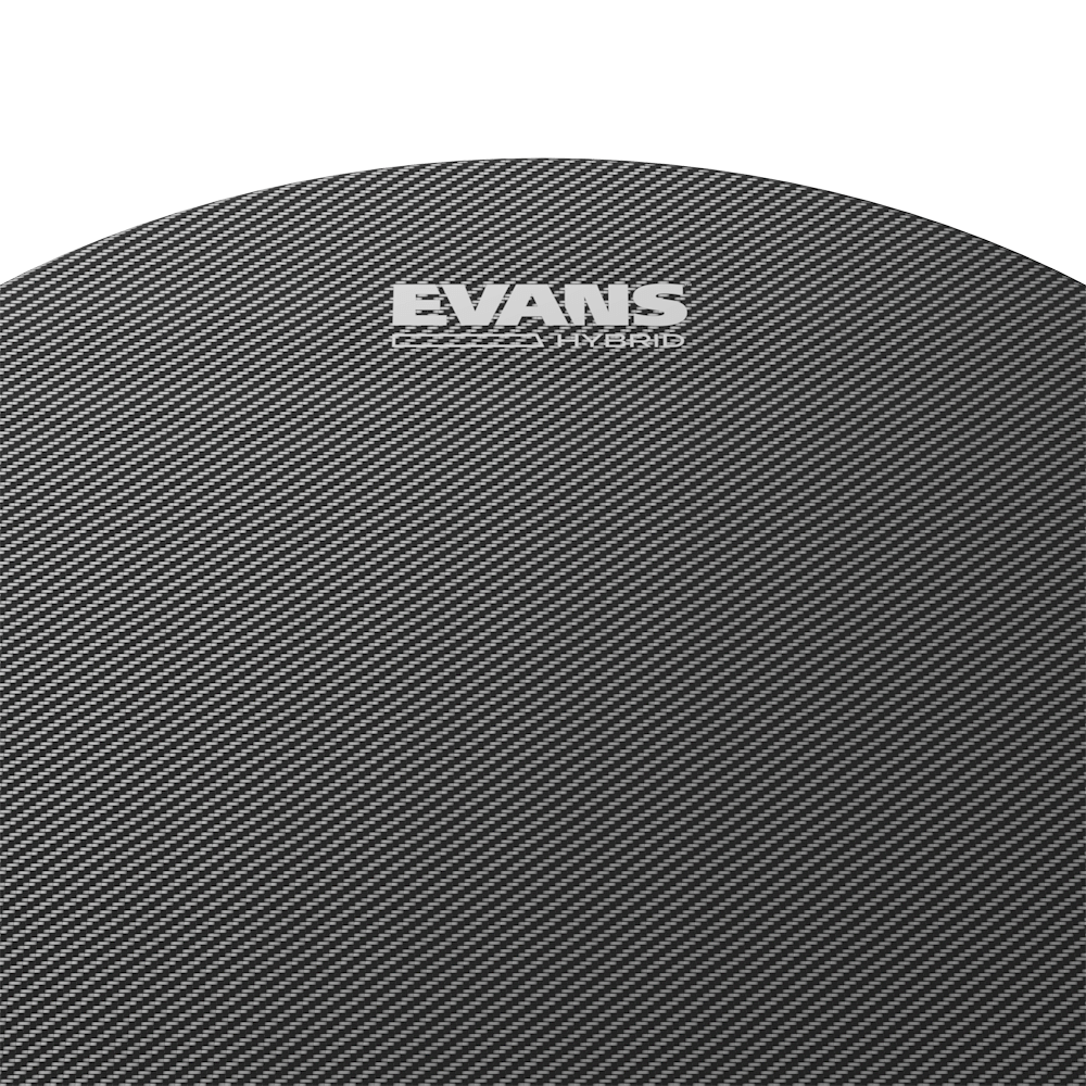 Evans Hybrid Grey Marching Snare Drumhead