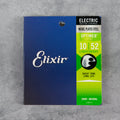 Elixir 19077 Optiweb Coated Nickel Plated Electric Guitar Strings Custom, Light/Heavy, 10-52