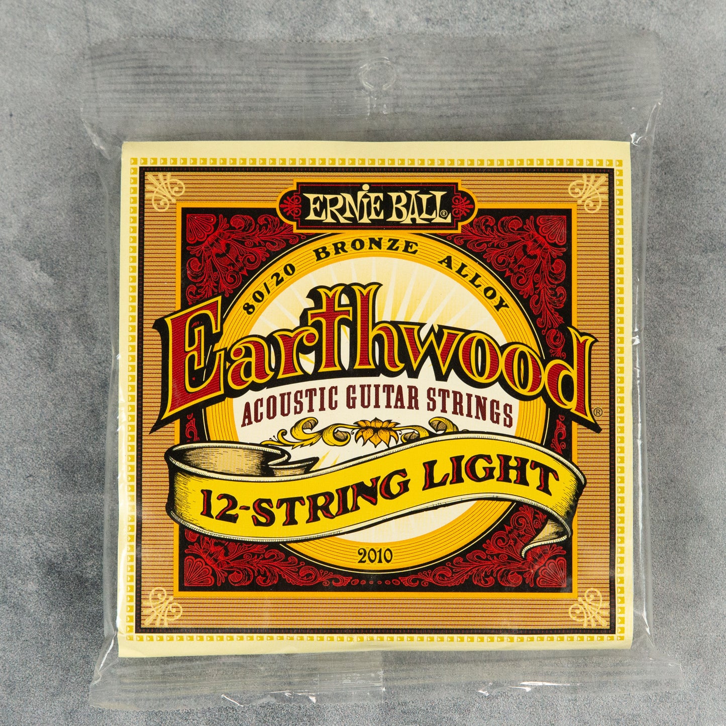Ernie Ball 2010 Earthwood 80/20 Bronze Acoustic 12-String, Light, 9-46