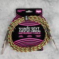 Ernie Ball Braided Instrument Cable 10', Straight/Straight, Good Vibrations