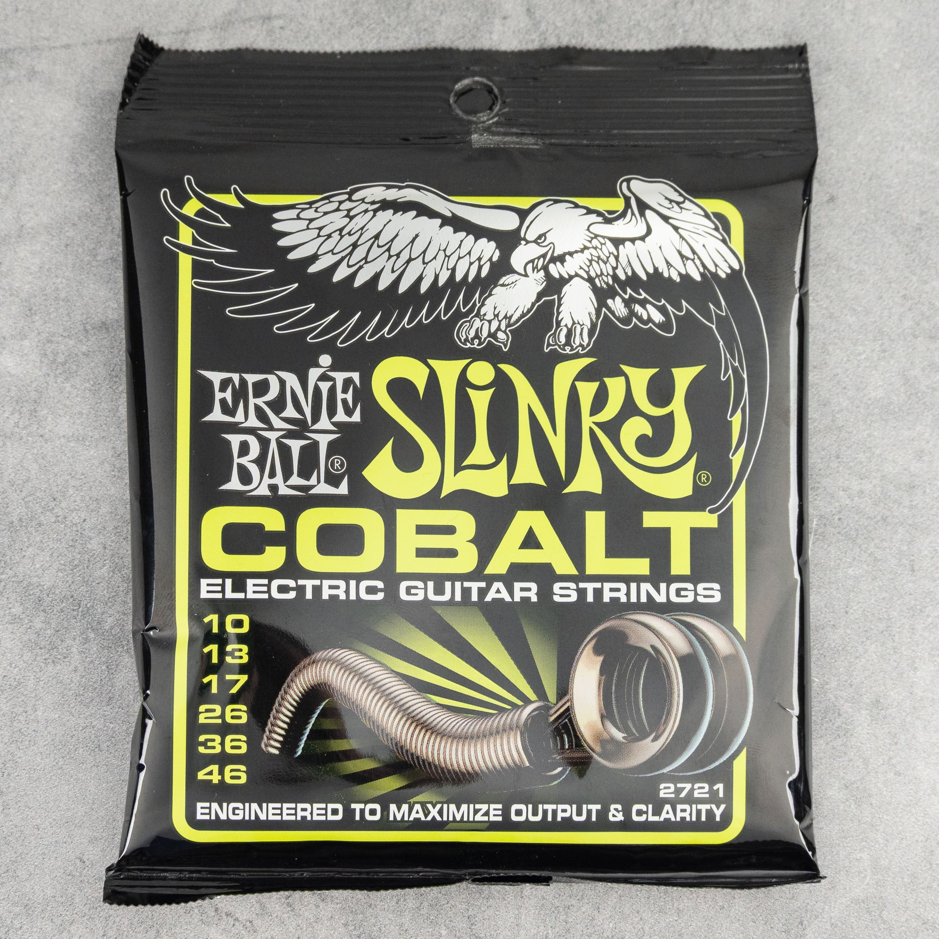 Ernie Ball P02721 Cobalt Regular Slinky, Electric, 10-46
