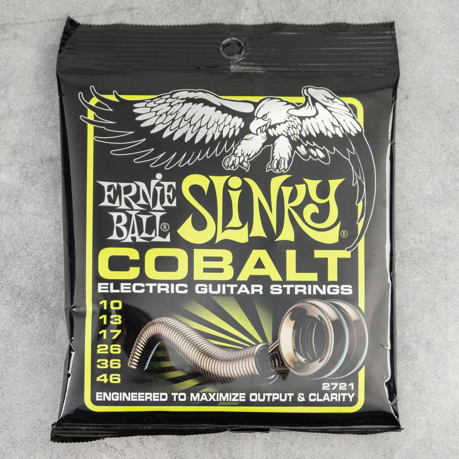 Ernie Ball P02721 Cobalt Regular Slinky, Electric, 10-46