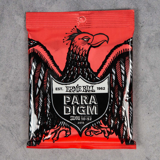 Ernie Ball Paradigm Slinky Electric Guitar Strings, 10-52 Gauge, Skinny Top/Heavy Bottom