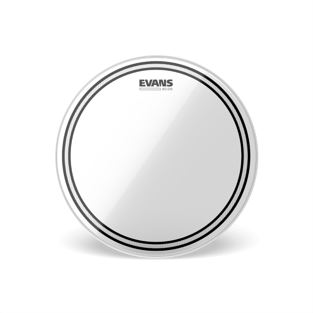 Evans EC2S Clear Tom Batter Drumhead