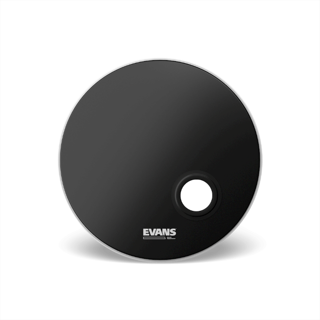 Evans EMAD Black Bass Reso Drumhead with Port