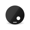 Evans EQ3 Black Bass Reso Drumhead with Port