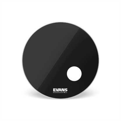 Evans EQ3 Black Bass Reso Drumhead with Port