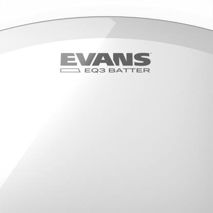 Evans EQ3 Clear Bass Batter Drumhead