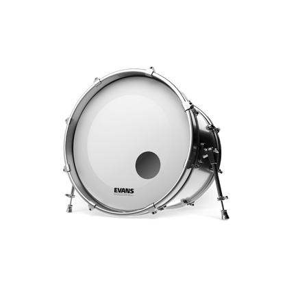 Evans EQ3 Coated White Bass Reso Drumhead with Port