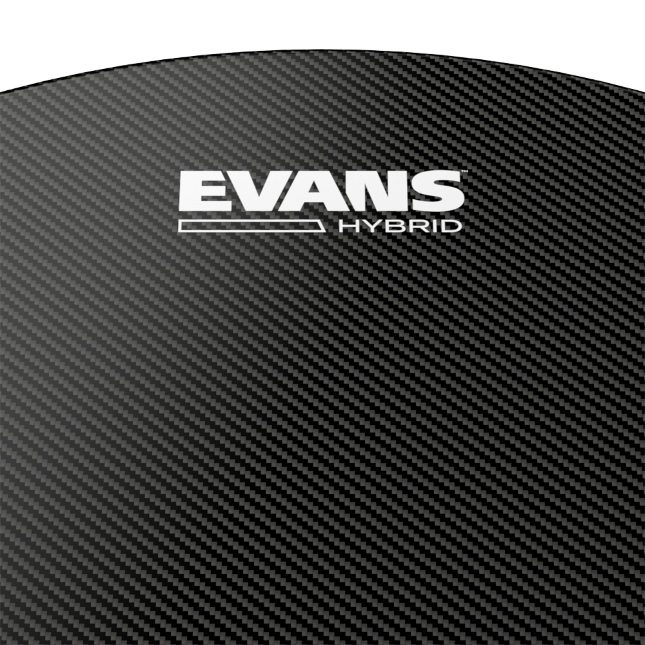 Evans Hybrid Black Marching Snare Batter Drumhead